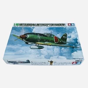 Tamiya 1/48 scale model kit of the Mitsubishi J2M3 Interceptor Raiden